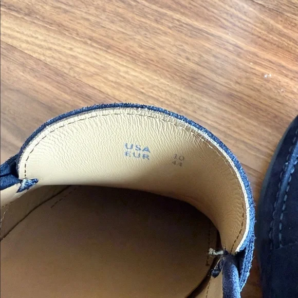 Vince Men's Dark Blue Suede Loafers - Picture 7 of 7